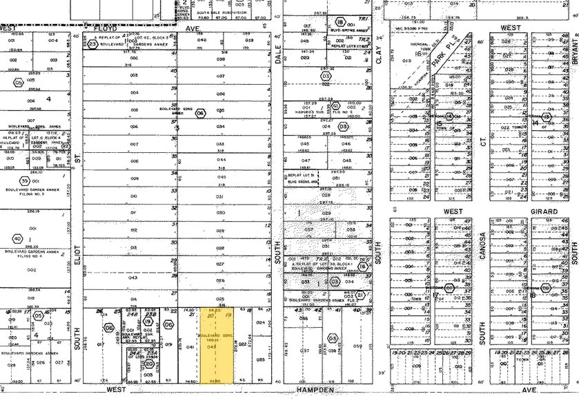 2775 W Hampden Ave, Englewood, CO à louer - Plan cadastral – Image 2 sur 35