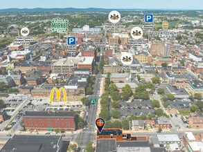 201 S George St, York, PA - VUE AÉRIENNE  vue de carte