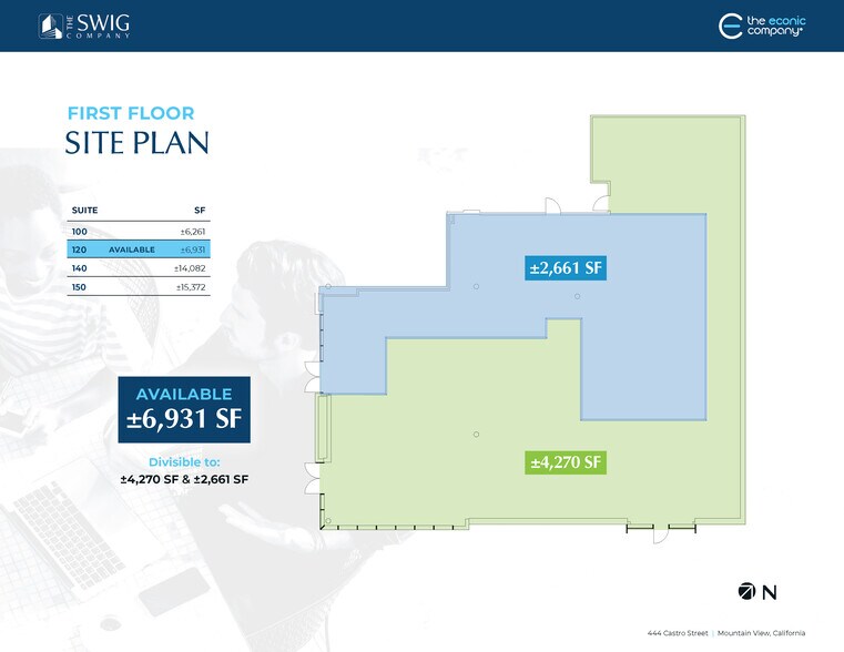 444 Castro St, Mountain View, CA à louer - Plan d’étage – Image 2 sur 6