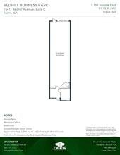 15441 Red Hill Ave, Tustin, CA à louer Plan d’étage– Image 1 sur 1