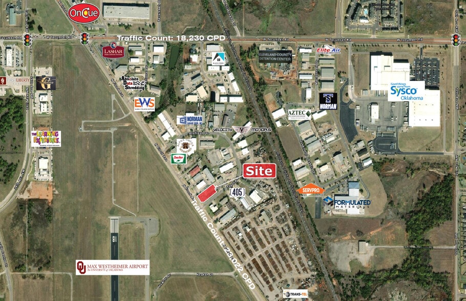 3201 Flood ave, Norman, OK à louer - Aérien – Image 2 sur 2