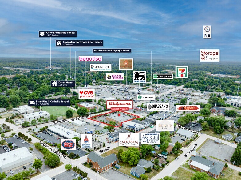 300 E Cornwallis Dr, Greensboro, NC à vendre - Photo de l’immeuble – Image 3 sur 4