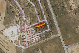 Pioz, GUA - Vue aérienne vue de carte