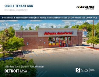 Plus de détails pour 2230 Fort St, Lincoln Park, MI - Local commercial à vendre