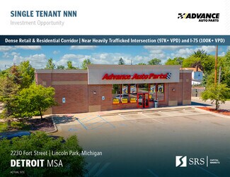 Plus de détails pour 2230 Fort St, Lincoln Park, MI - Local commercial à vendre