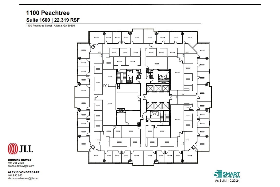 1100 Peachtree St Ne, Atlanta, GA à louer Plan d’étage– Image 1 sur 1