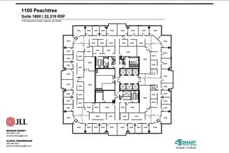 1100 Peachtree St Ne, Atlanta, GA à louer Plan d’étage– Image 1 sur 1