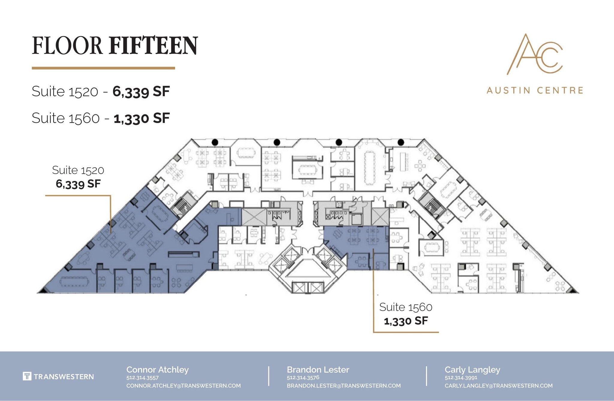 701 Brazos St, Austin, TX à louer Plan d’étage– Image 1 sur 1