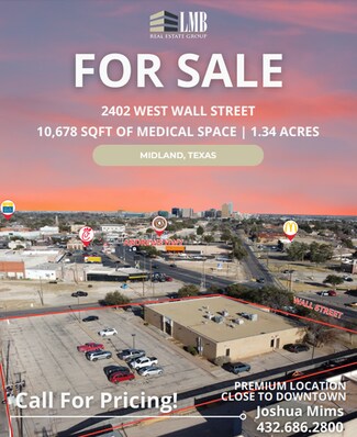 Plus de détails pour 2402 W Wall St, Midland, TX - Bureau à vendre