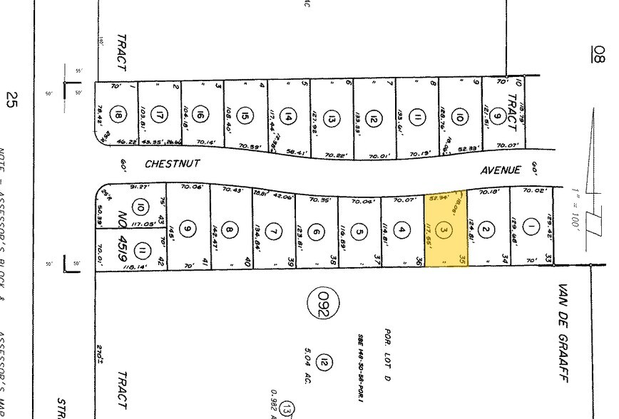 138-140 E Taft Ave, Orange, CA à louer - Plan cadastral – Image 2 sur 4