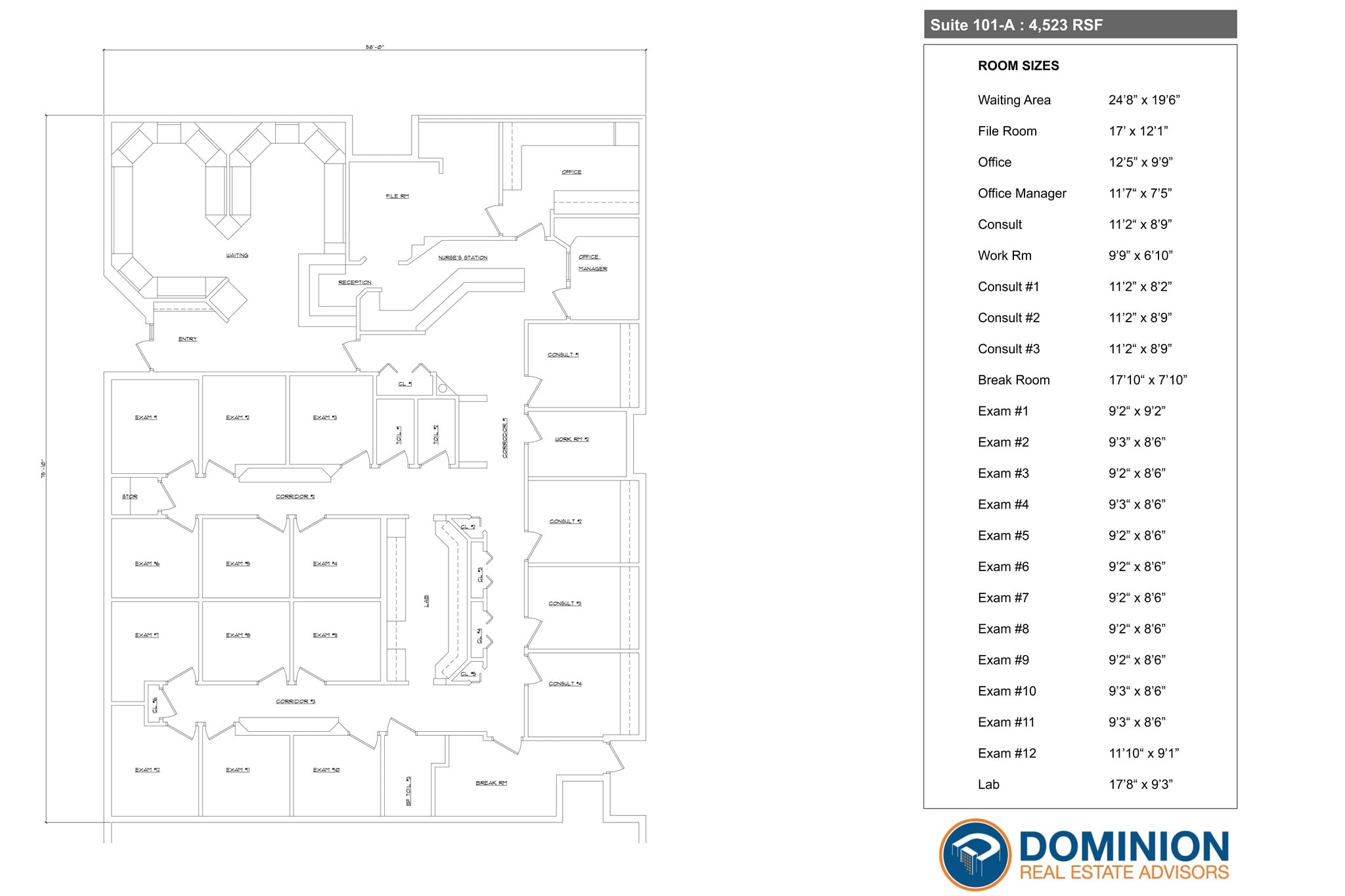 25865 W 12 Mile Rd, Southfield, MI à louer Plan de site– Image 1 sur 1