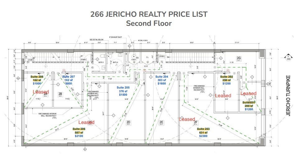 266 Jericho Tpke, Floral Park, NY à louer Plan d’étage– Image 1 sur 1