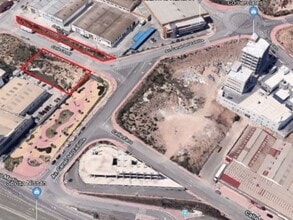 Murcia, MUR - Vue aérienne  vue de carte