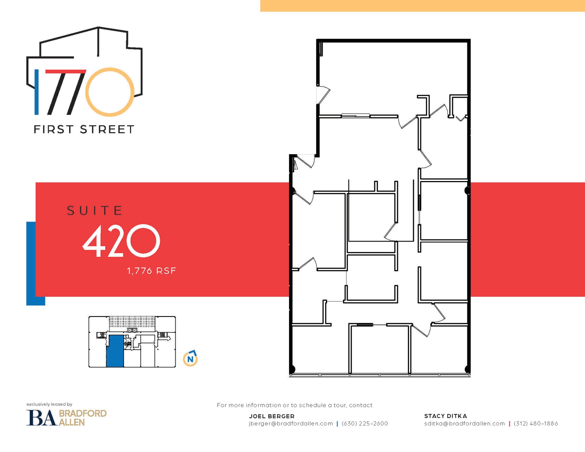 1770 First St, Highland Park, IL à louer Plan d’étage– Image 1 sur 1