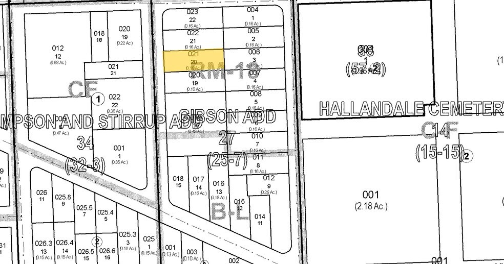 814 NW 7th Ter, Hallandale Beach, FL à vendre - Plan cadastral – Image 1 sur 1
