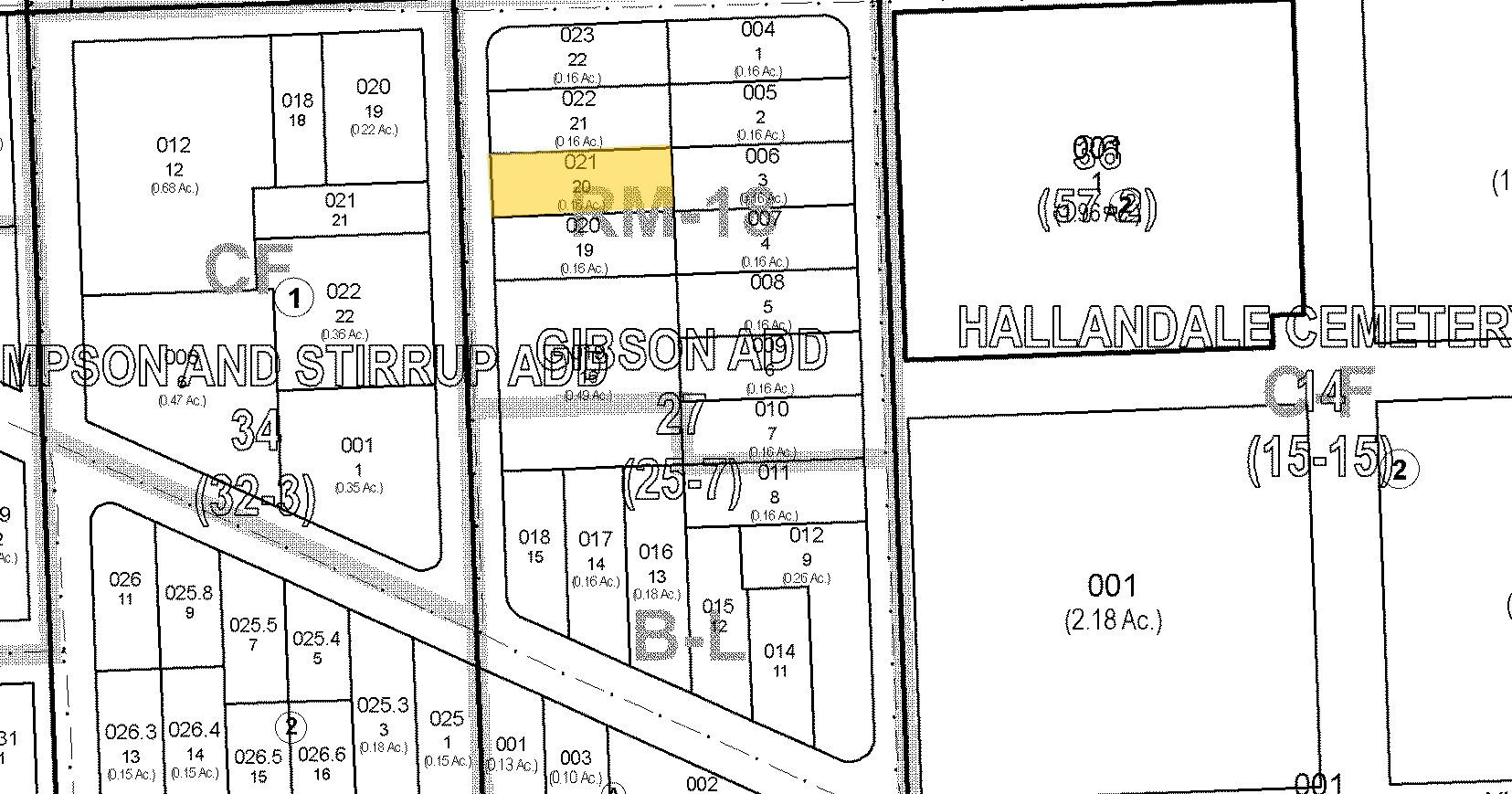 814 NW 7th Ter, Hallandale Beach, FL à vendre Plan cadastral– Image 1 sur 2