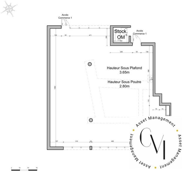 Local commercial dans Draveil à vendre - Plan d’étage – Image 2 sur 2
