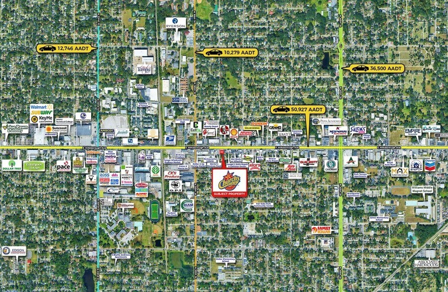 3201 E Hillsborough Ave, Tampa, FL à vendre - Aérien – Image 3 sur 3