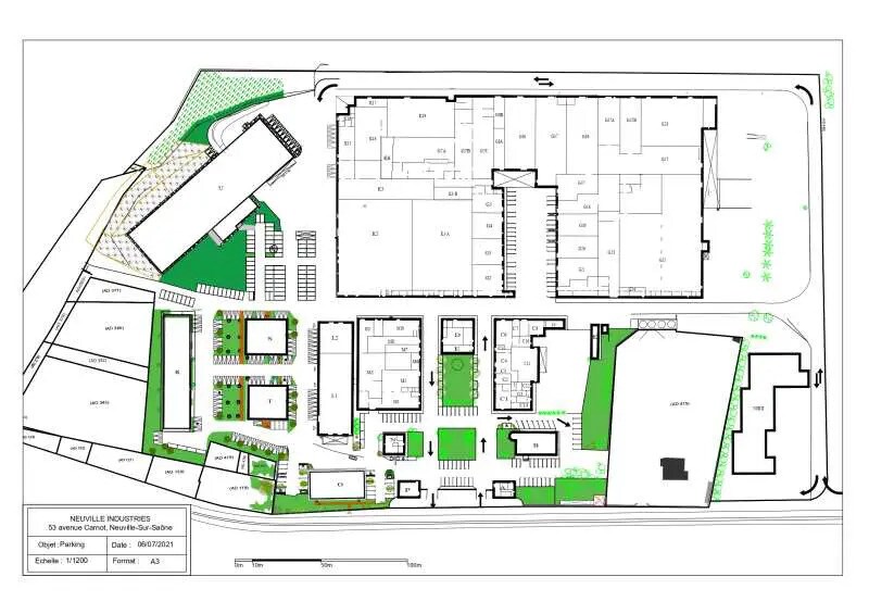 Bureau dans Neuville-sur-Saône à louer - Plan d’étage – Image 3 sur 5