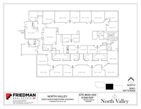 30500 Northwestern Hwy, Farmington Hills, MI à louer Plan d’étage– Image 2 sur 3