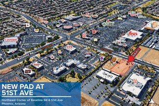 Plus de détails pour Baseline Rd & 51st Ave - Northeast Corner, Laveen, AZ - Terrain à louer