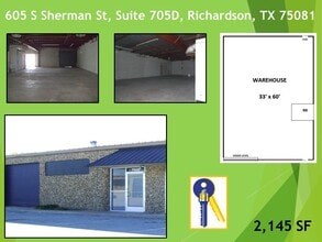 605 S Sherman St, Richardson, TX à louer Photo de l’immeuble– Image 1 sur 4