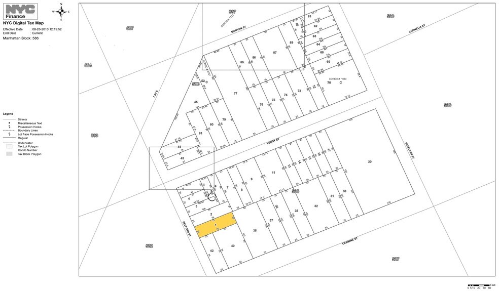 36 Bedford St, New York, NY à vendre - Plan cadastral – Image 2 sur 10