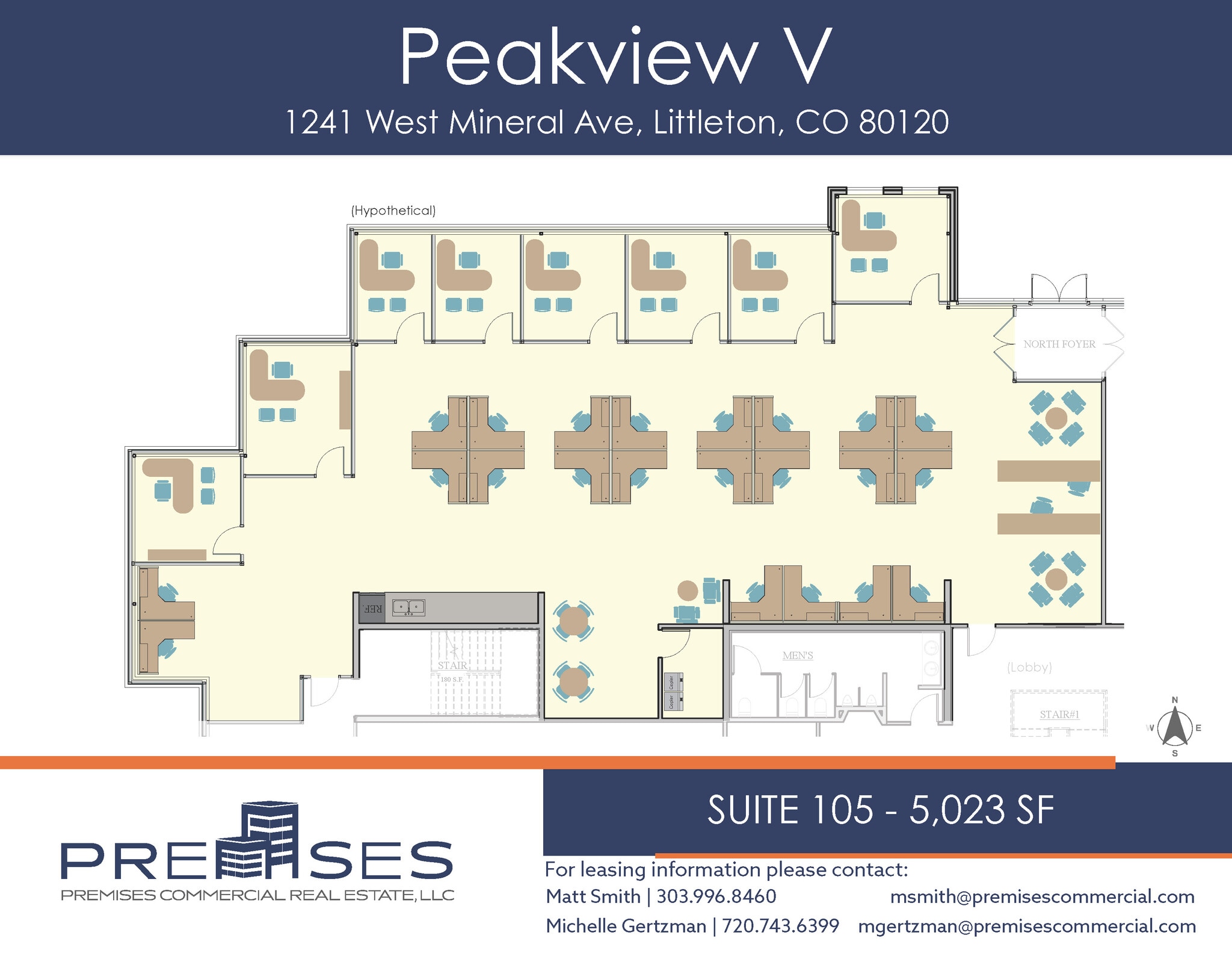 1241 W Mineral Ave, Littleton, CO à louer Plan d’étage– Image 1 sur 2
