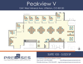 1241 W Mineral Ave, Littleton, CO à louer Plan d’étage– Image 1 sur 2