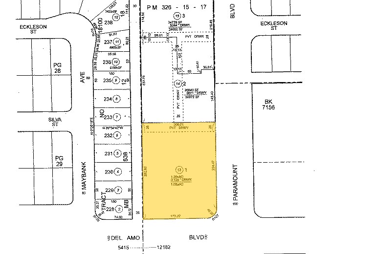 4909 Paramount Blvd, Lakewood, CA à louer - Plan cadastral – Image 3 sur 9