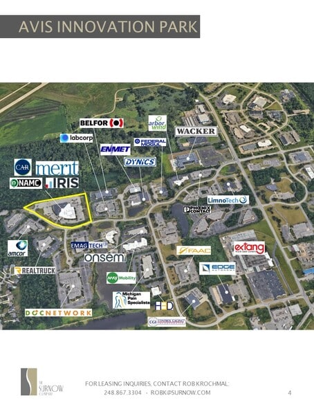880 Technology Dr, Ann Arbor, MI à louer - Aérien – Image 2 sur 20