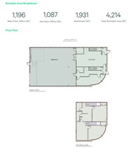 3950 12th St NE, Calgary, AB à louer Plan d’étage– Image 2 sur 6