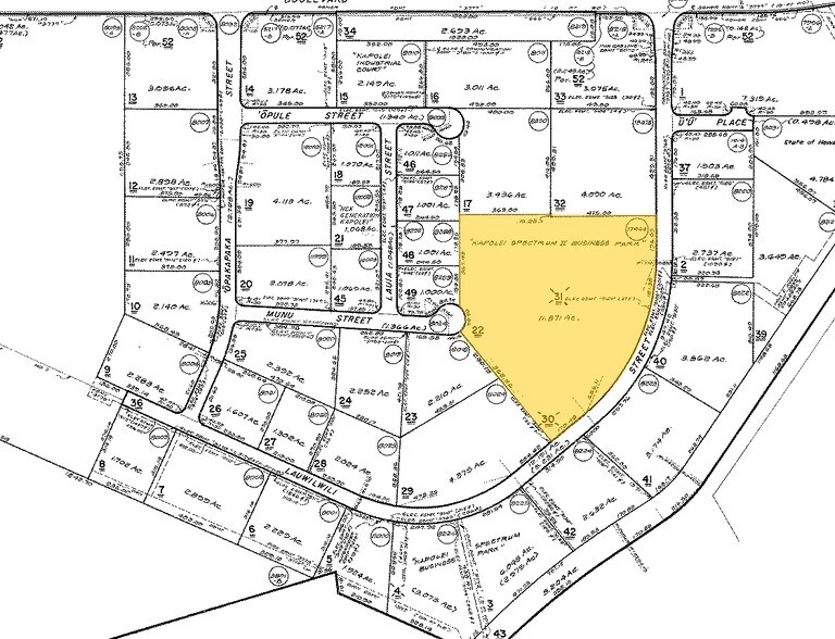 2045 Lauwiliwili St, Kapolei, HI à louer - Plan cadastral – Image 3 sur 5