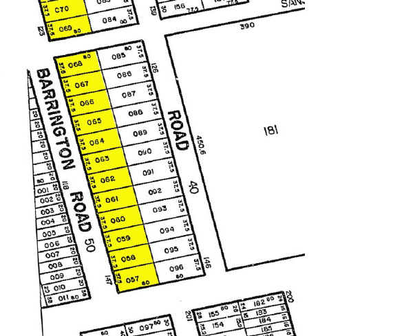 126-168 Barrington Rd, Upper Darby, PA à vendre - Plan cadastral – Image 2 sur 9