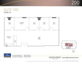 200 E Broward Blvd, Fort Lauderdale, FL à louer Plan d’étage– Image 1 sur 1