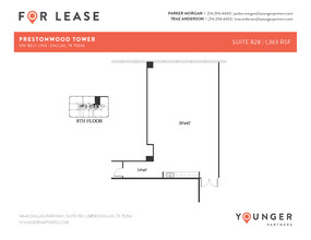 5151 Belt Line Rd, Dallas, TX à louer Plan d’étage– Image 1 sur 1