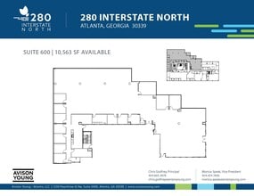 280 Interstate N Cir, Atlanta, GA à louer Plan d’étage– Image 1 sur 1