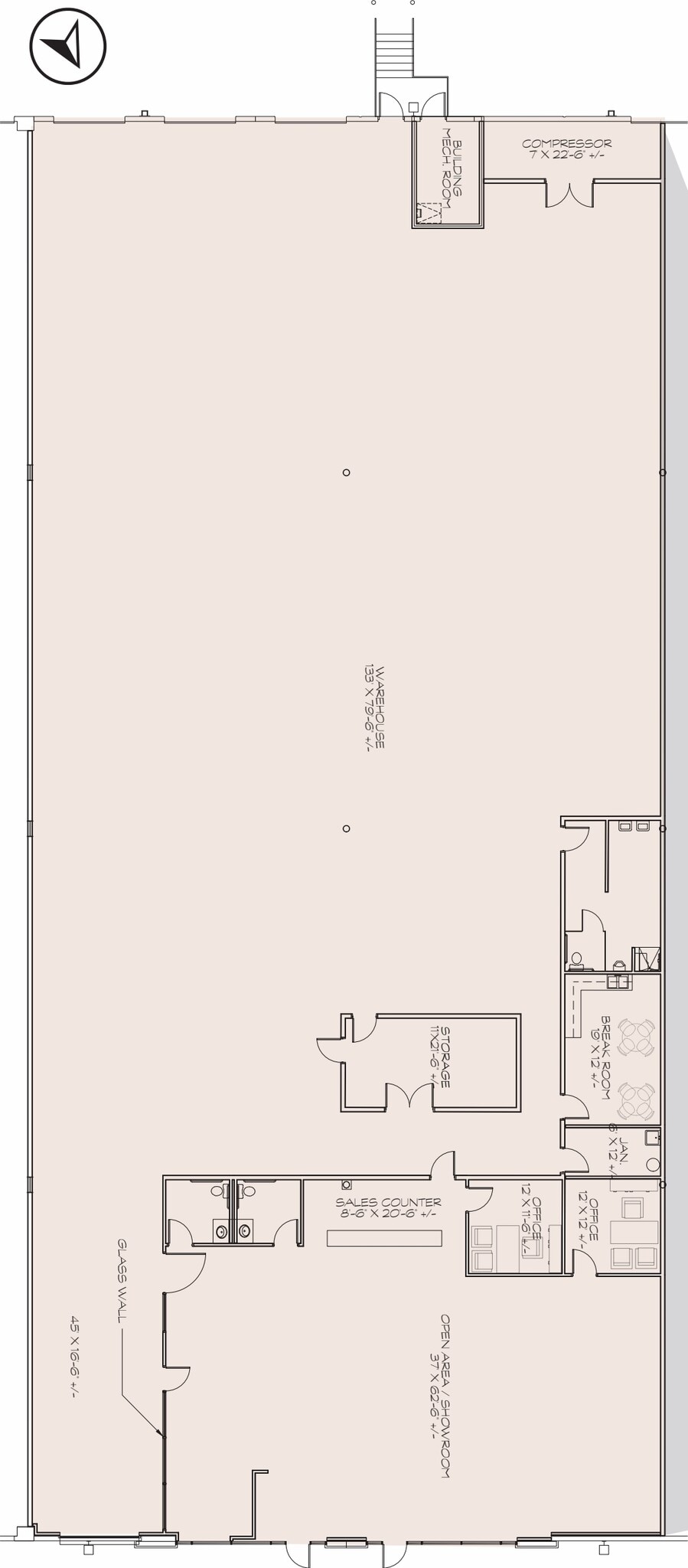 4401 Samuell Blvd, Mesquite, TX à louer Plan d’étage– Image 1 sur 2