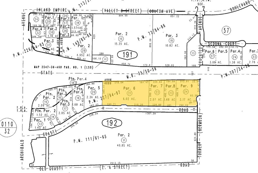 2955-2995 E Guasti Rd, Ontario, CA à vendre - Plan cadastral – Image 2 sur 2