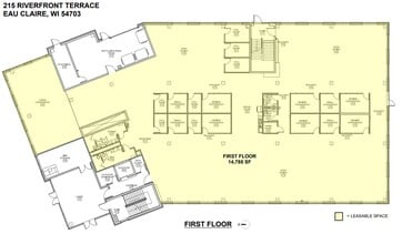 215 Riverfront Ter, Eau Claire, WI à louer Plan d’étage– Image 1 sur 7