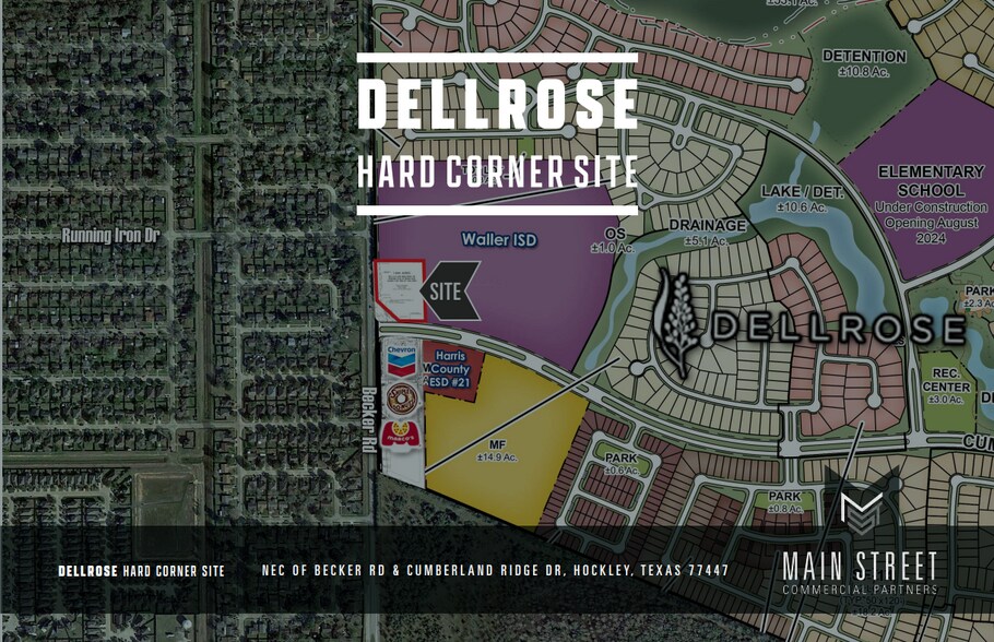 NEC of Becker Rd & Cumberland Ridge dr, Hockley, TX à vendre - Photo principale – Image 1 sur 3