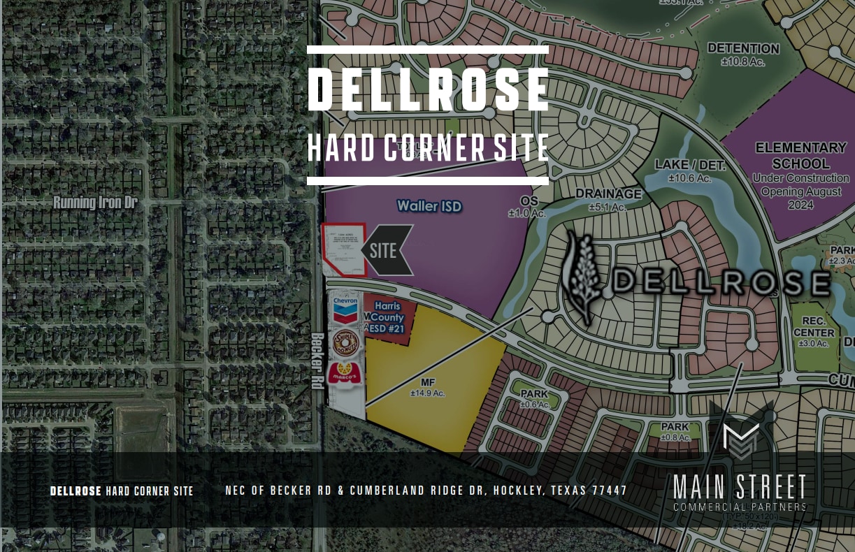 NEC of Becker Rd & Cumberland Ridge dr, Hockley, TX à vendre Photo principale– Image 1 sur 4