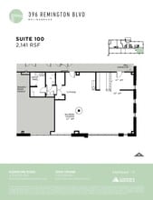 396 Remington Blvd, Bolingbrook, IL à louer Plan d’étage– Image 1 sur 1