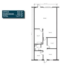 801 Station Dr, Arlington, TX à louer Plan d’étage– Image 1 sur 1