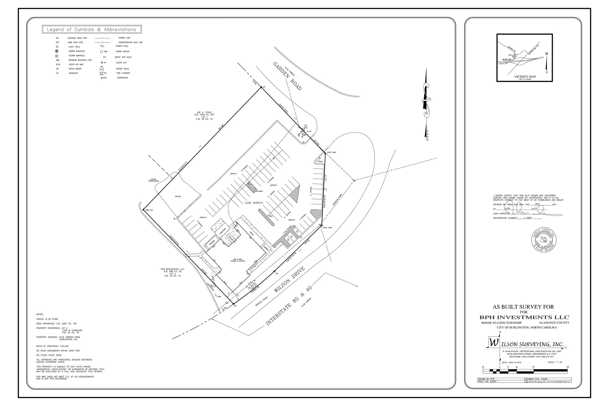 3122 Garden Rd, Burlington, NC à louer Plan de site– Image 1 sur 1