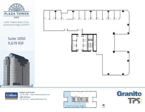 6400 S Fiddlers Green Cir, Greenwood Village, CO à louer Plan d’étage– Image 1 sur 1