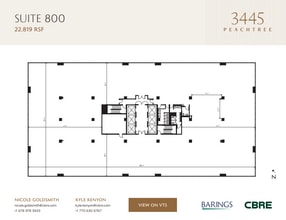 3445 Peachtree Rd NE, Atlanta, GA à louer Plan d’étage– Image 2 sur 2
