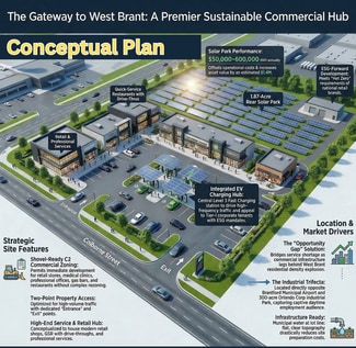 Plus de détails pour Brant Airport Commercial on 4.65 Acres – à vendre, Brant, ON