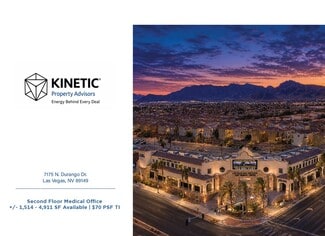 Plus de détails pour 7175 N Durango Dr, Las Vegas, NV - Bureau, Bureau/Médical à louer