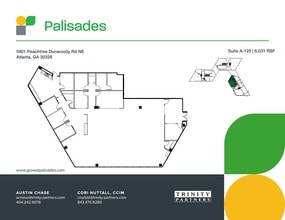 5901 Peachtree Dunwoody Rd NE, Atlanta, GA à louer Plan de site– Image 1 sur 1